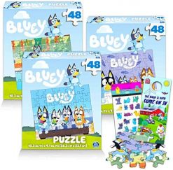 Bluey 3 Wood Puzzles Jigsaw Puzzle Bundle